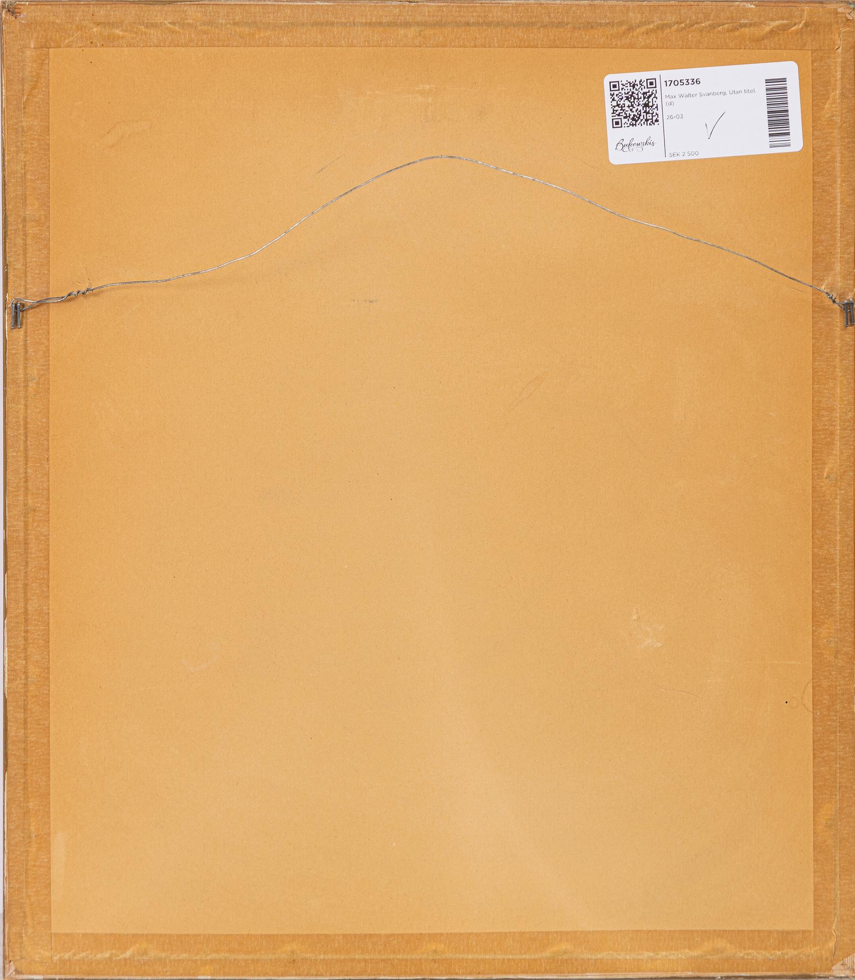 Max Walter Svanberg, Utan titel.