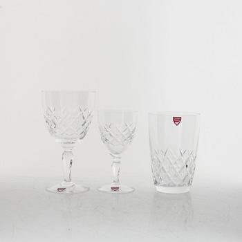 Gunnar Cyrén, glasservis, 30 delar, "Karolina", Orrefors.