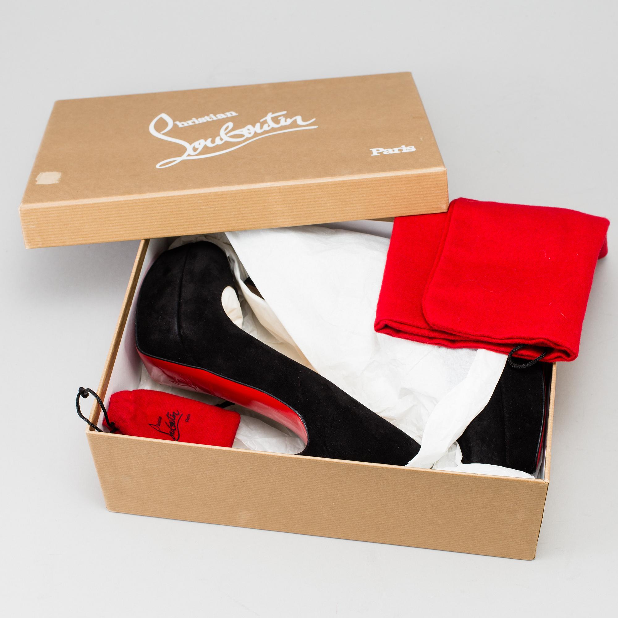 PUMPS, CHRISTIAN LOUBOUTIN, storlek 38.