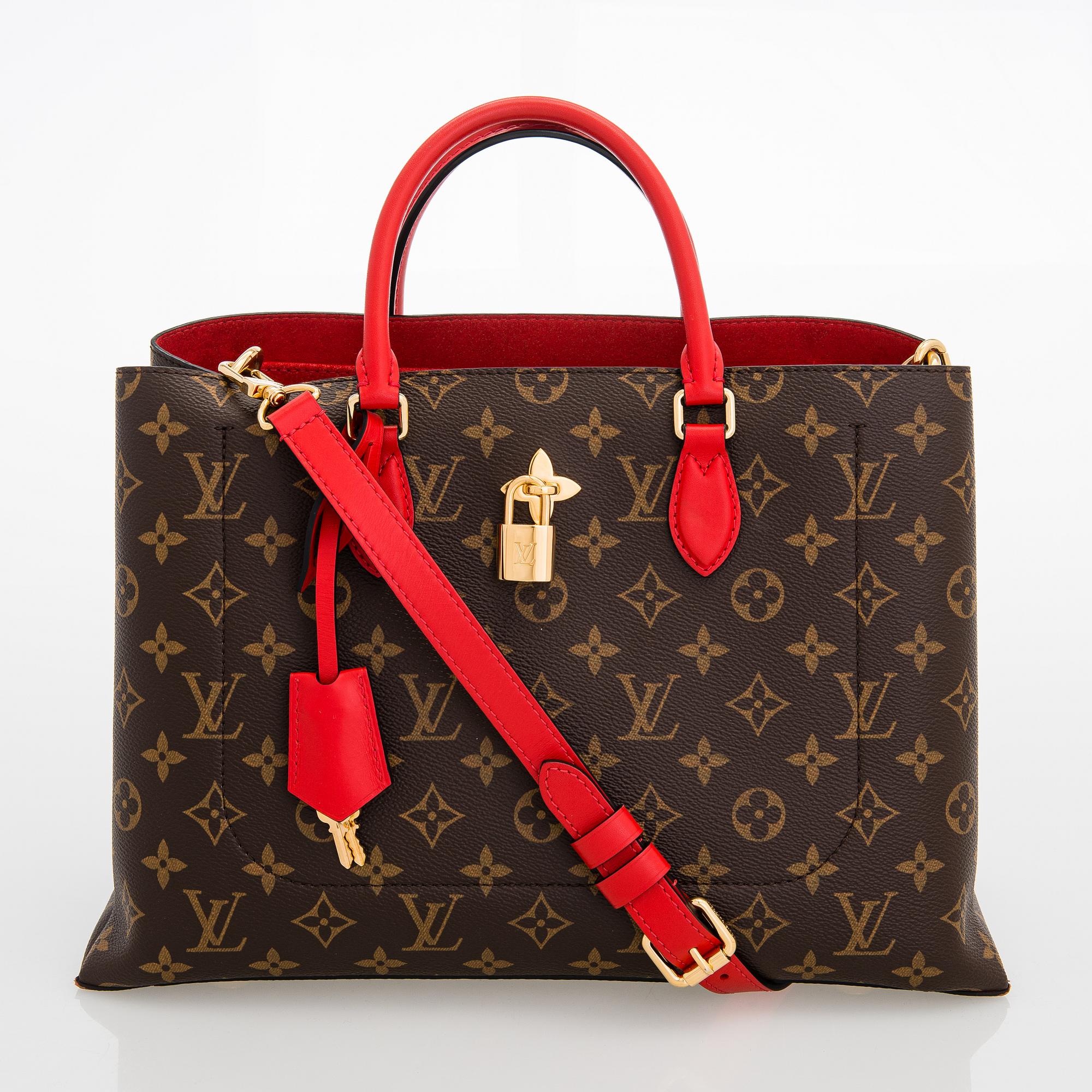 Louis Vuitton Flower Monogram Coquelicot tote. Bukowskis