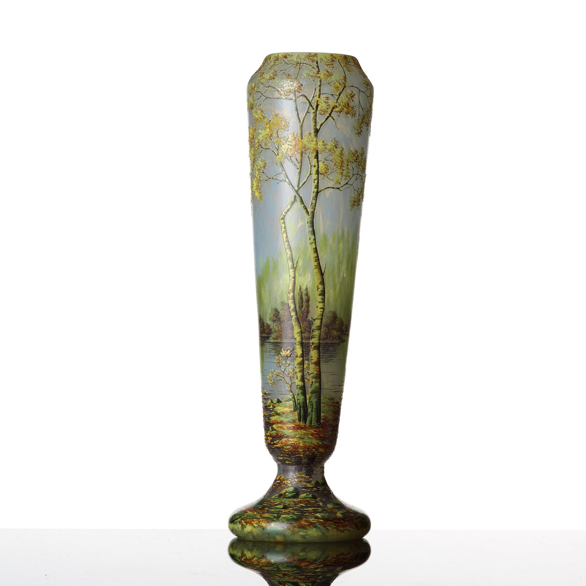 DAUM, vas, Nancy, Frankrike, Art Nouveau.