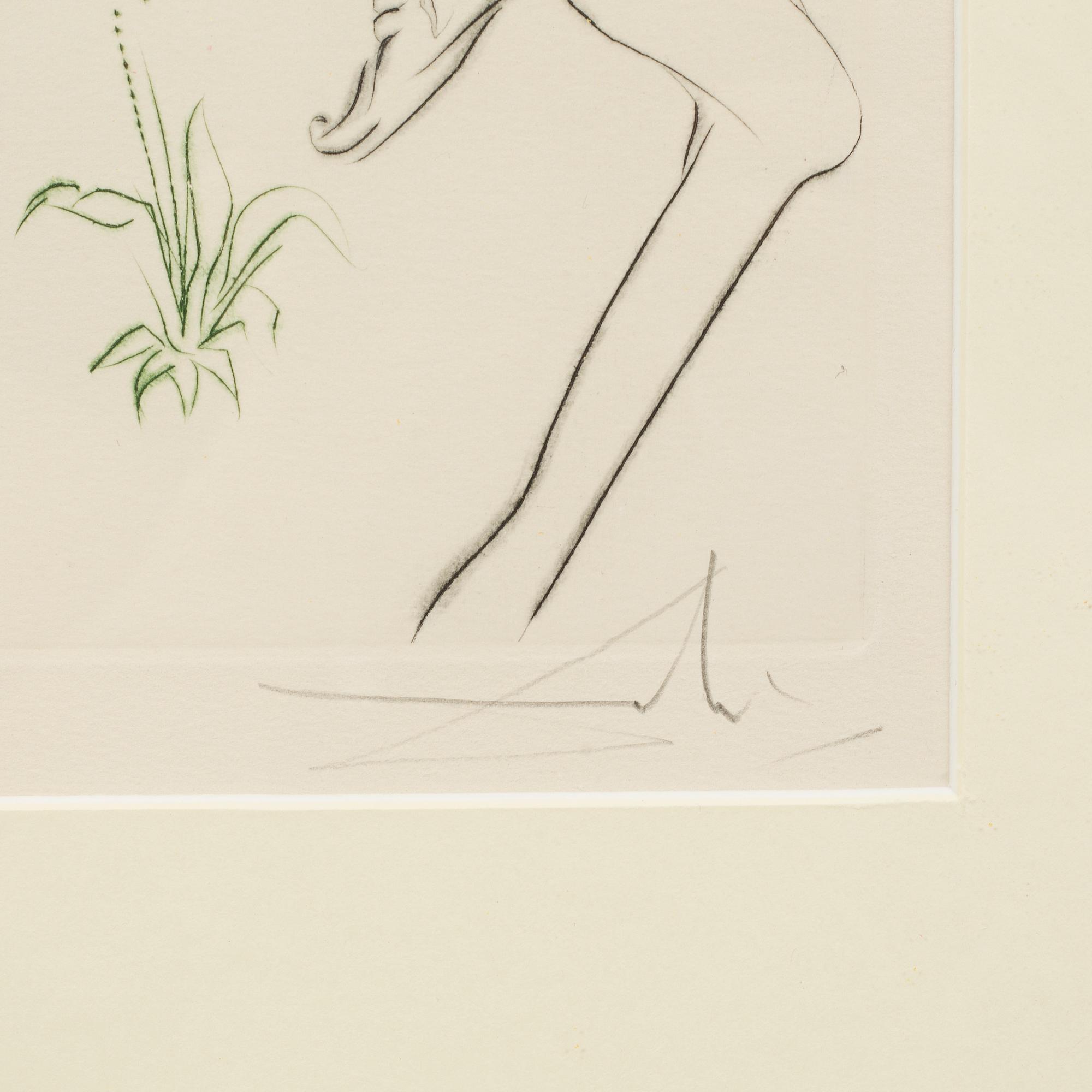 an etching, signed and numbered 2/249.