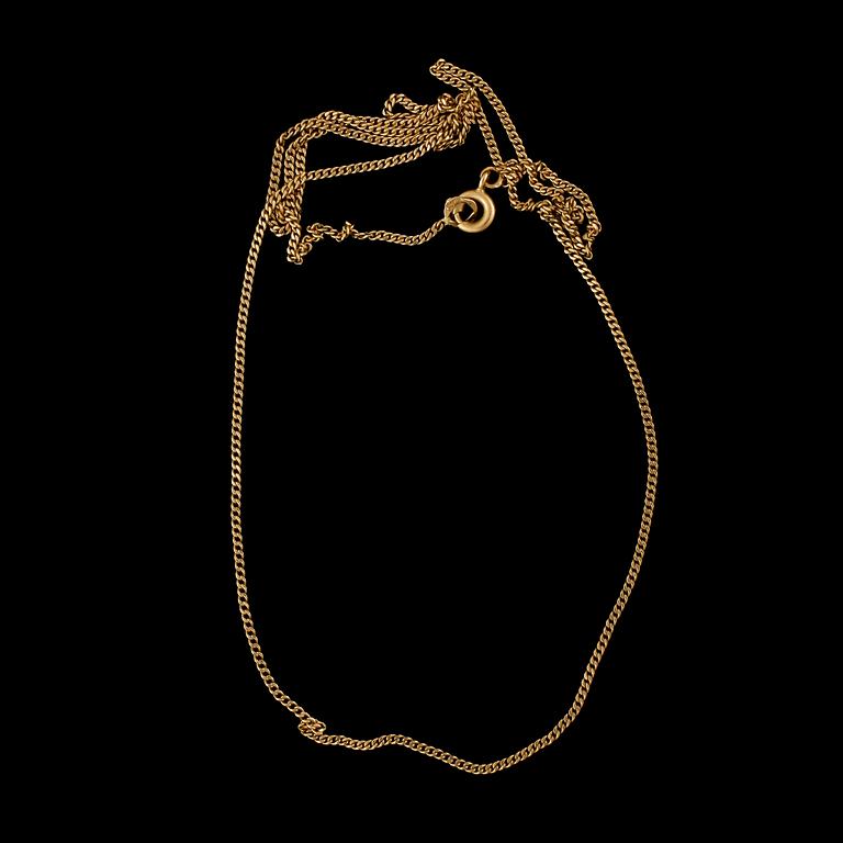 PARTI SMYCKEN, 5 delar, 18k guld. Vikt ca 20,5 gram.