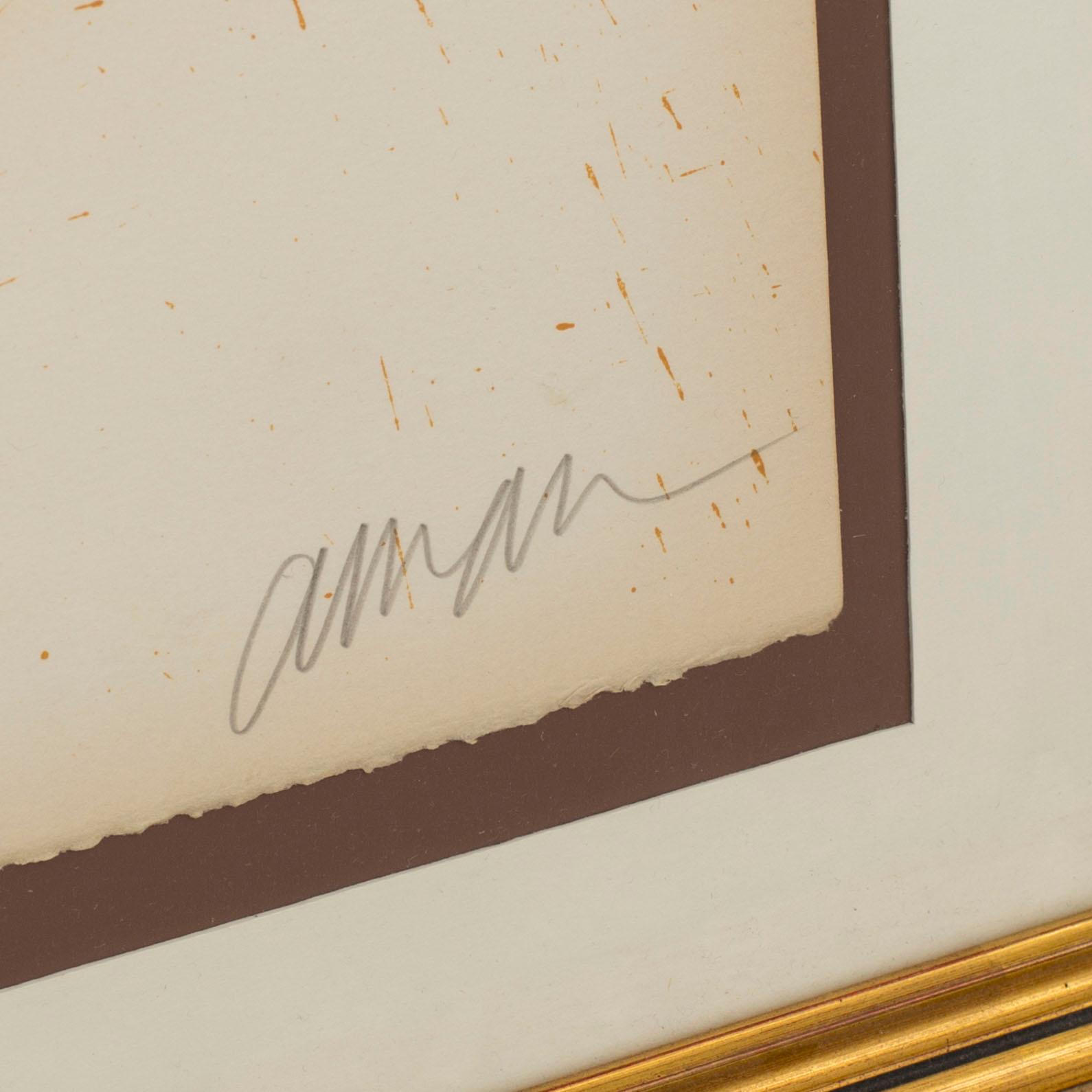 FERNANDEZ ARMAN, lithograph, signed and numbered 124/300.