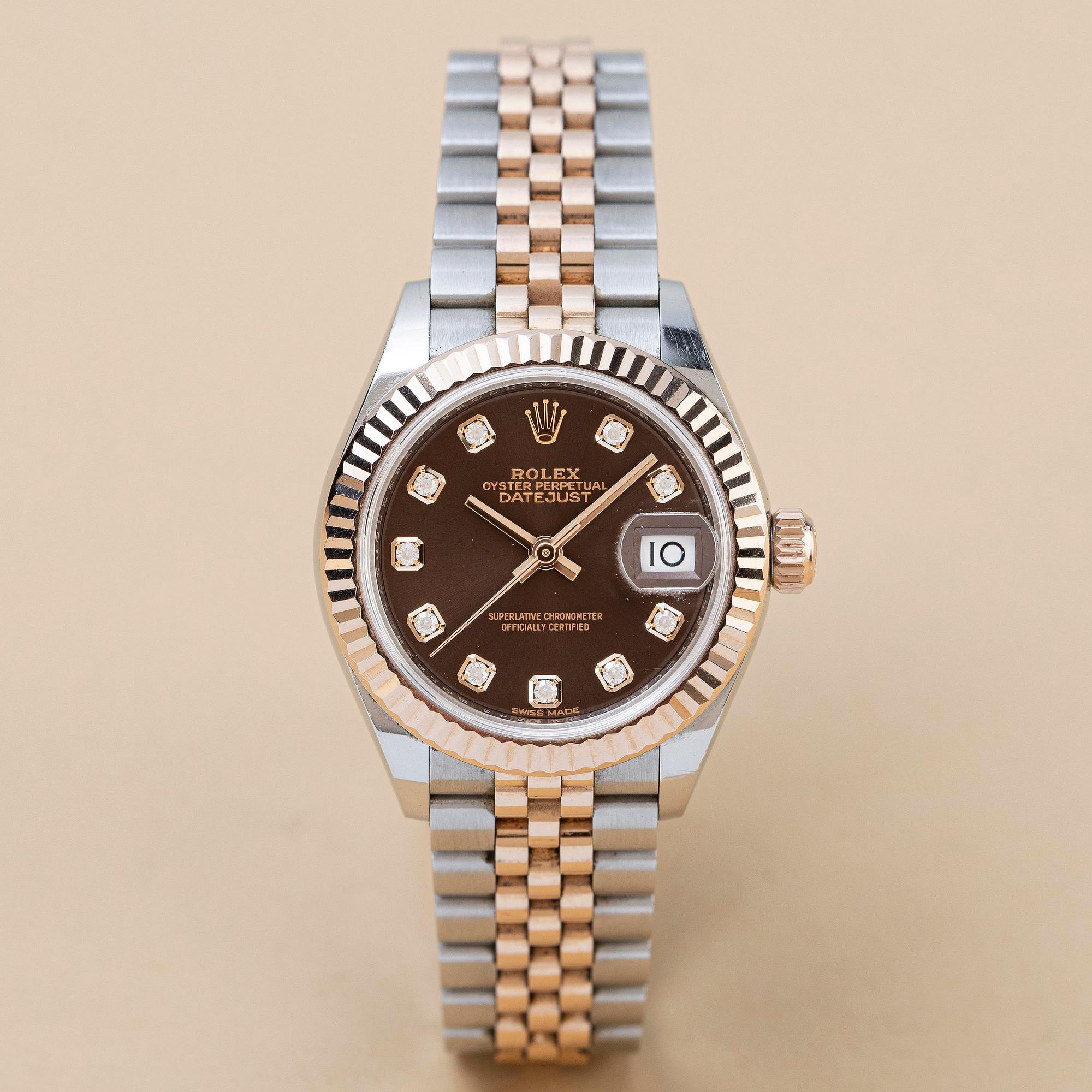 Rolex, Lady-Datejust, "Chocolate Diamond Dial", ca 2017.