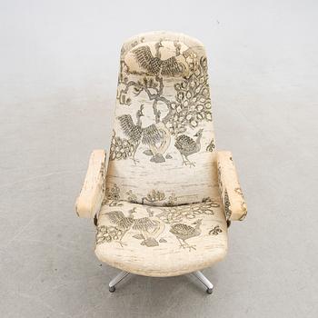 Alf Svensson, Swivel armchair, "Contourett Roto", DUX, 1970s/80s.