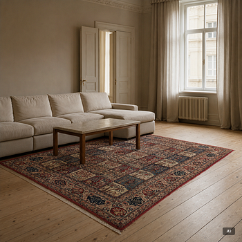 A Sarouk carpet, a. 310 x 210 cm.
