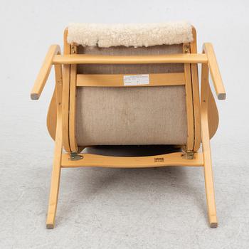 Yngve Ekström, armchair with footstool, "Lamino", Swedese.