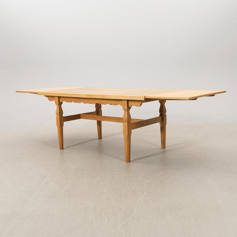 Henning Kjærnulf, dining group 7 dlr EG furniture Denmark 1960s.