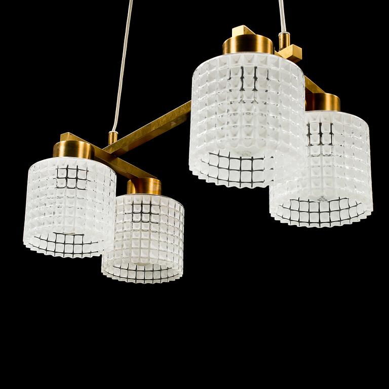 TAKLAMPA, 1900-talets tredje kvartal, höjd 20 cm.