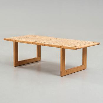 Børge Mogensen, A Børge Mogensen oak and rattan bench, model 5272, Fredericia Furniture, Denmark 1950-60-s.