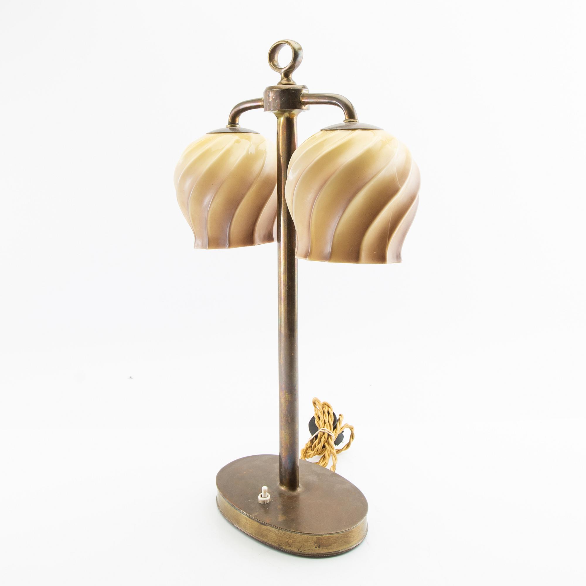 Bordslampa, Art Deco, 1900-talets första hälft.