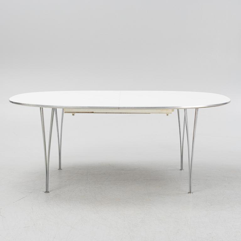 Bruno Mathsson & Piet Hein, matbord, "Superelips", Fritz Hansen, Danmark.