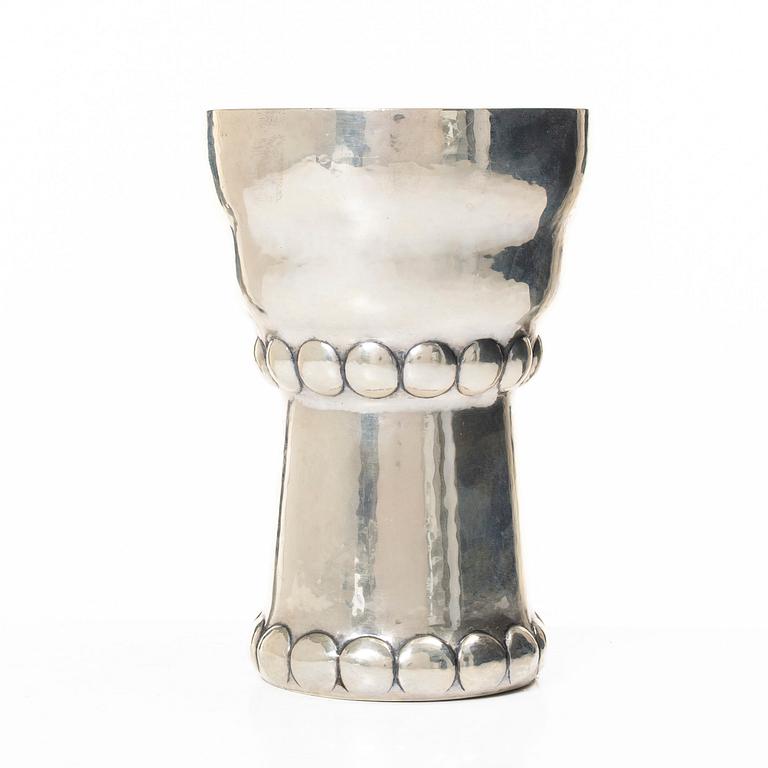 Vase, silver, Art Nouveau, Denmark, 1917.