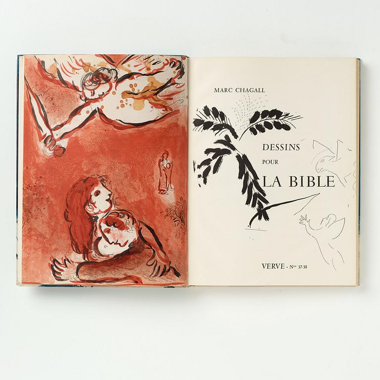 Marc Chagall, "Dessins pour la Bible", Verve Vol X, No 37-38.