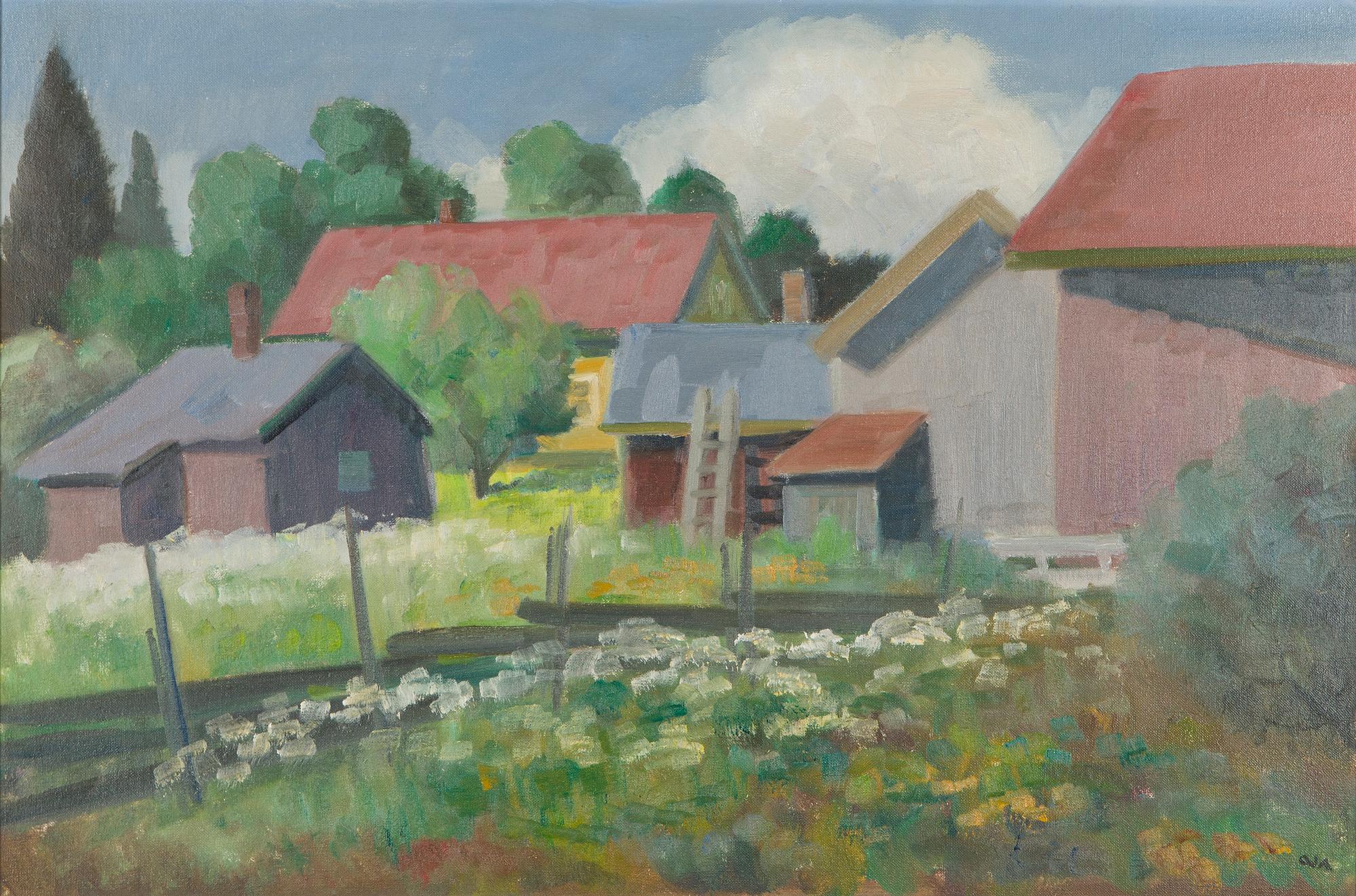 Onni Oja, Heikkilä's yard.