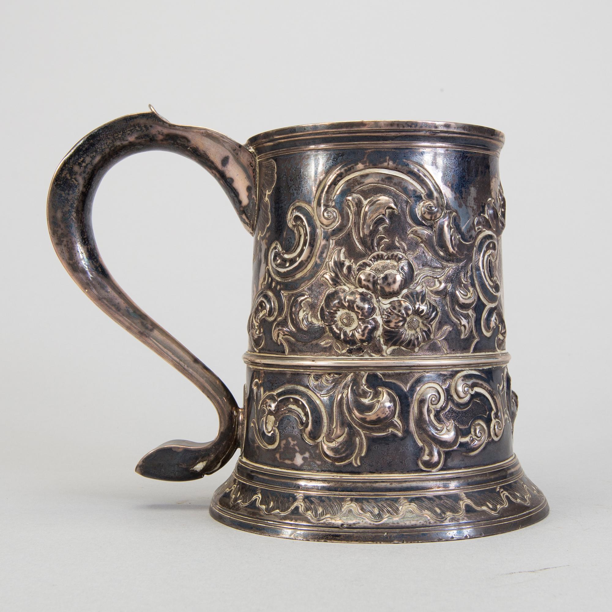 STOP, silver, London, England, 1802. Vikt 585 g.