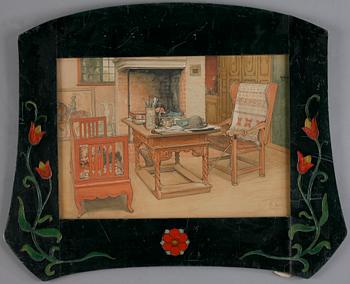 Carl Larsson · CARL LARSSON, efter. Färglitografi utgiven av Idun, Stockholm.