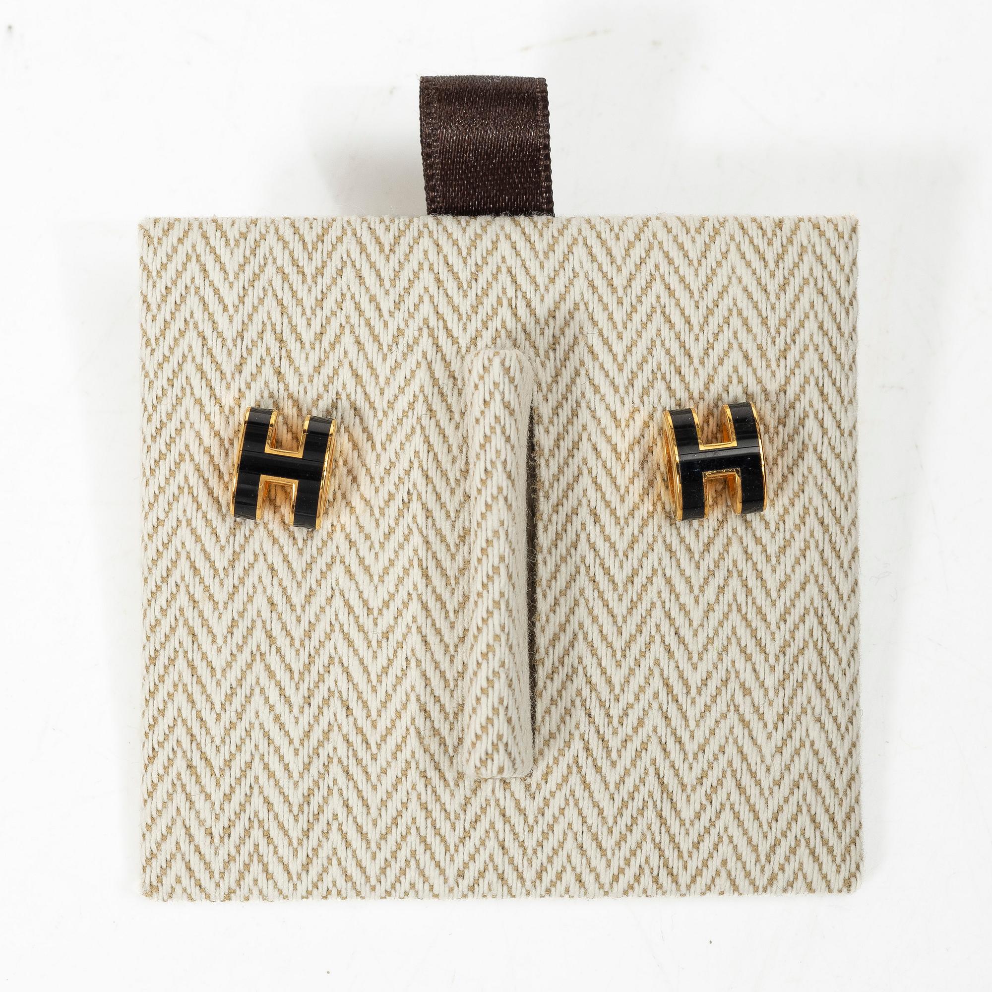 Hermès, earrings, "Mini Pop H".