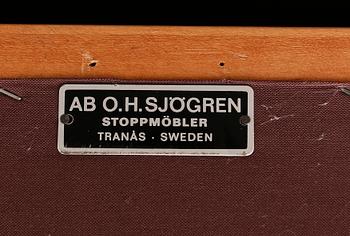 FÅTÖLJ, "Husfadern", Carl Malmsten, O.H. Sjögren, Tranås, 1900-talets andra hälft.