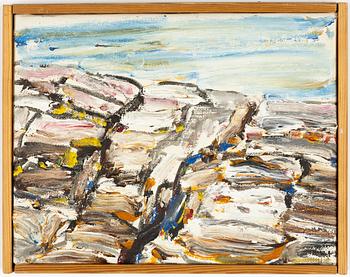 Lars Lerin, "Klippor, Bohuslän".