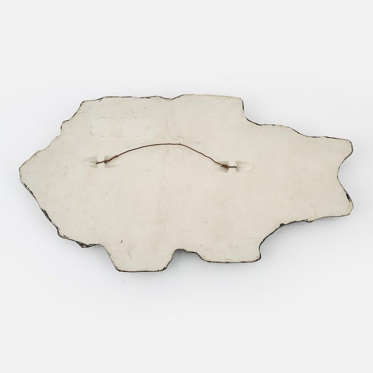 Lisa Larson, väggrelief, stengods, Gustavsberg.