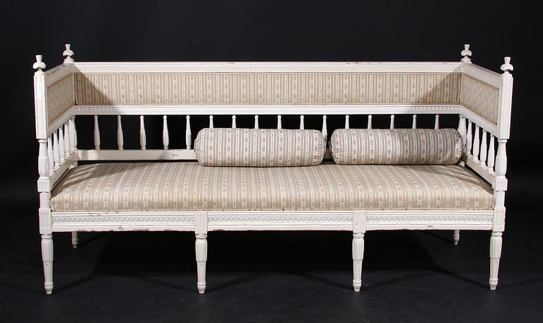 SOFFA. Gustaviansk stil, 1800-tal.