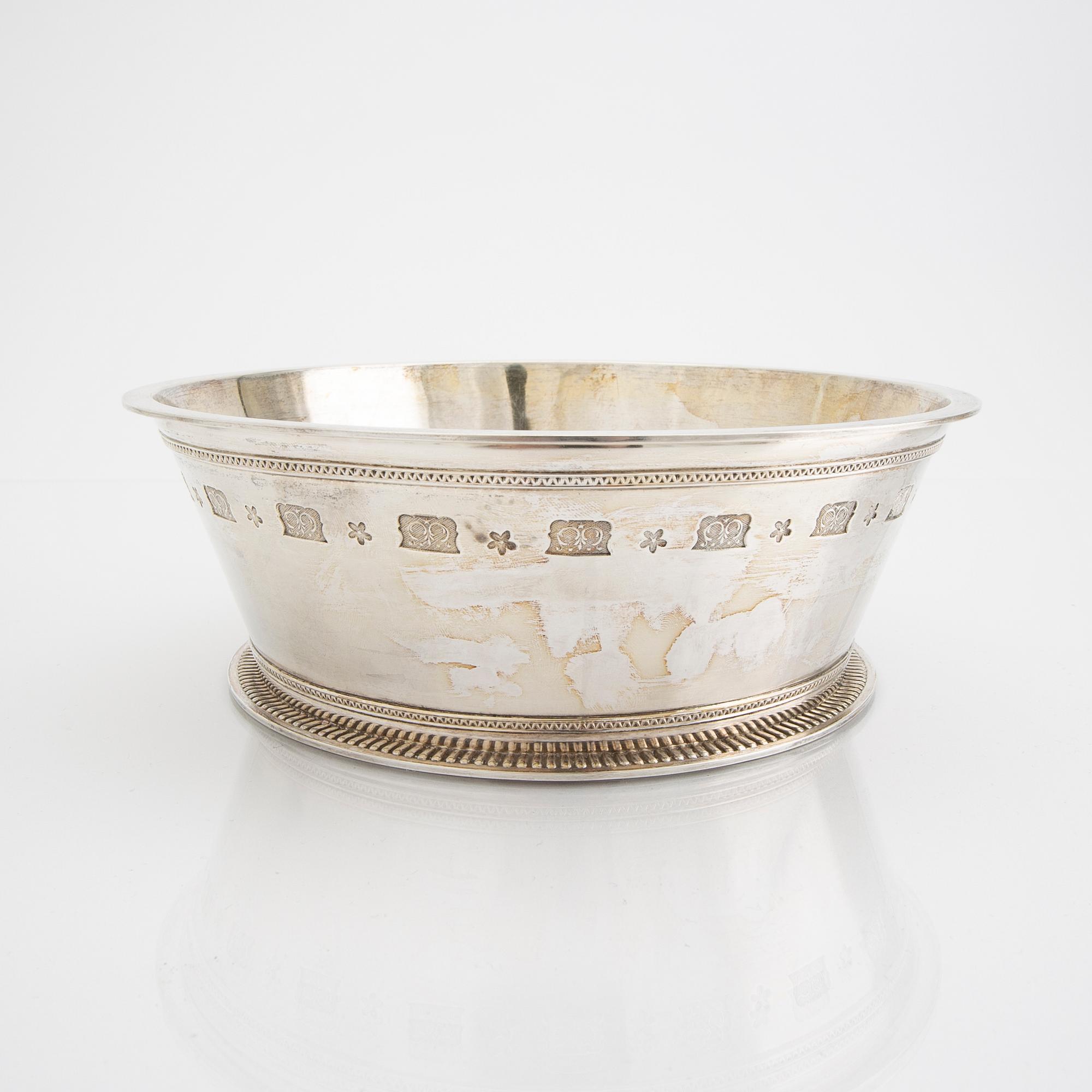 Wiwen Nilsson, skål sterling silver Lund 1947.