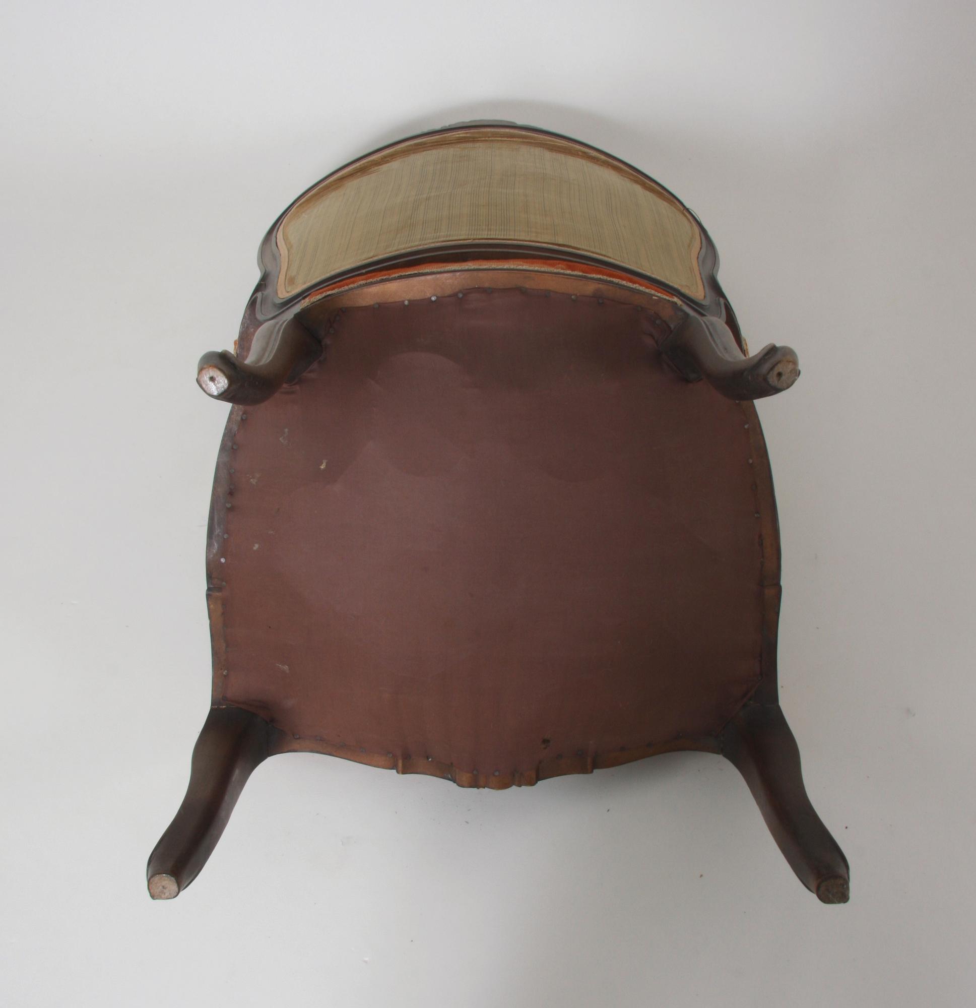 KARMSTOL, Louis XV-stil.