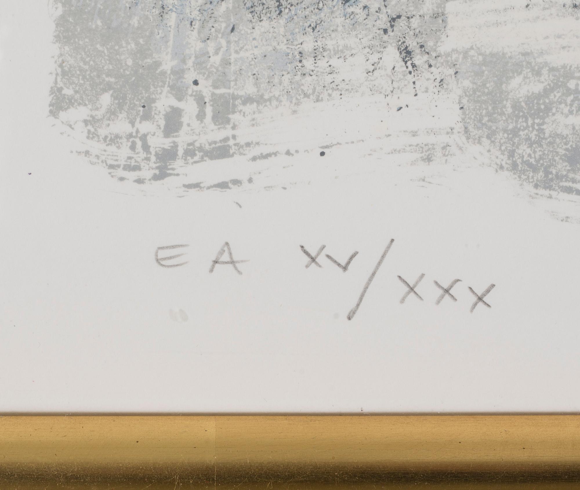 THEO TOBIASSE, ltiograph in colours, signed and numbered E A XV/XXX.