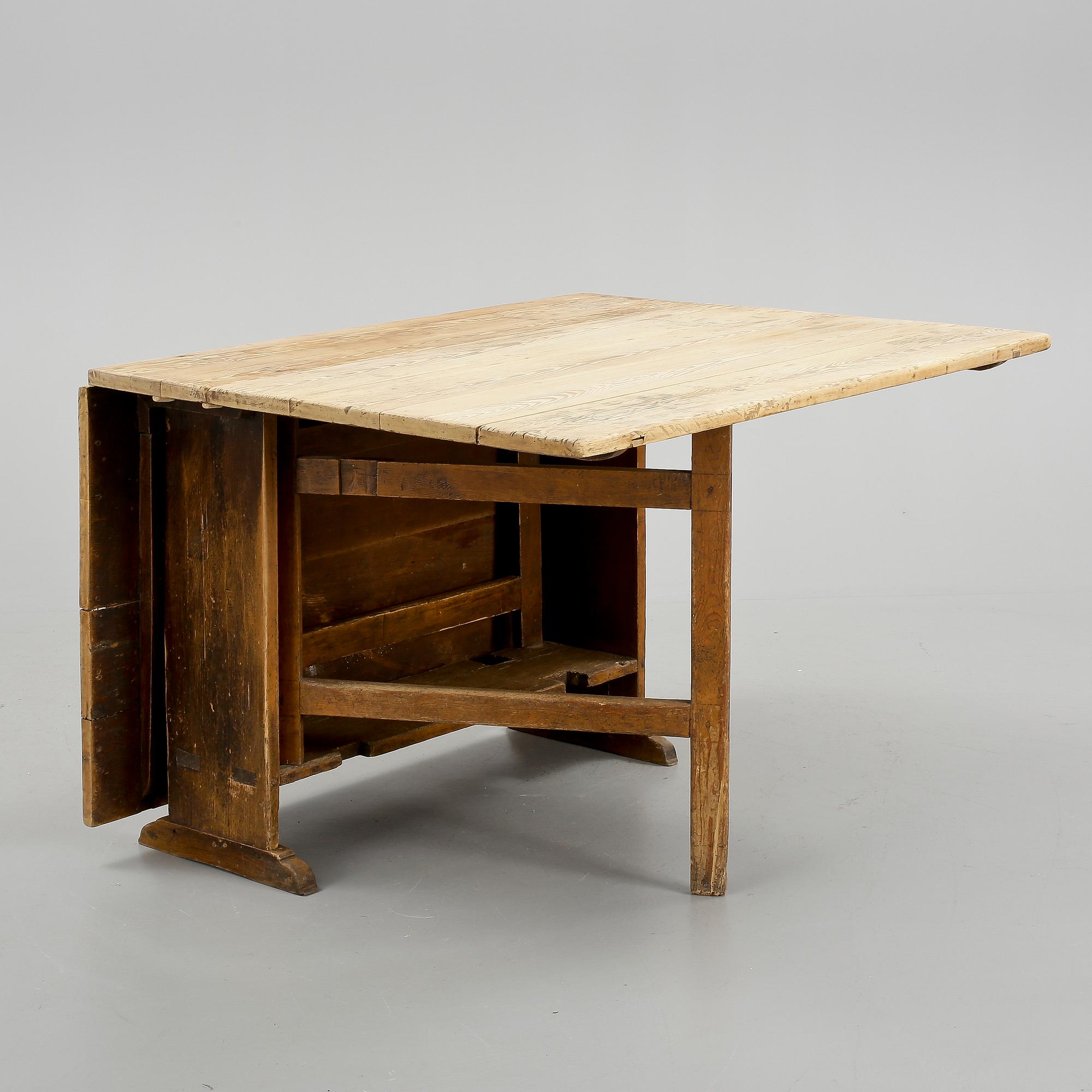 SLAGBORD, allmoge, 1700/1800-tal.