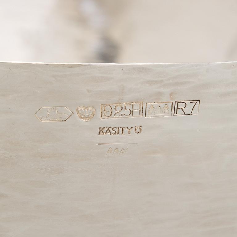 Tapio Wirkkala, A set of five silver bowls, Kultakeskus, Hämeenlinna 1970, 1971, 1978, 1979 and 2006.