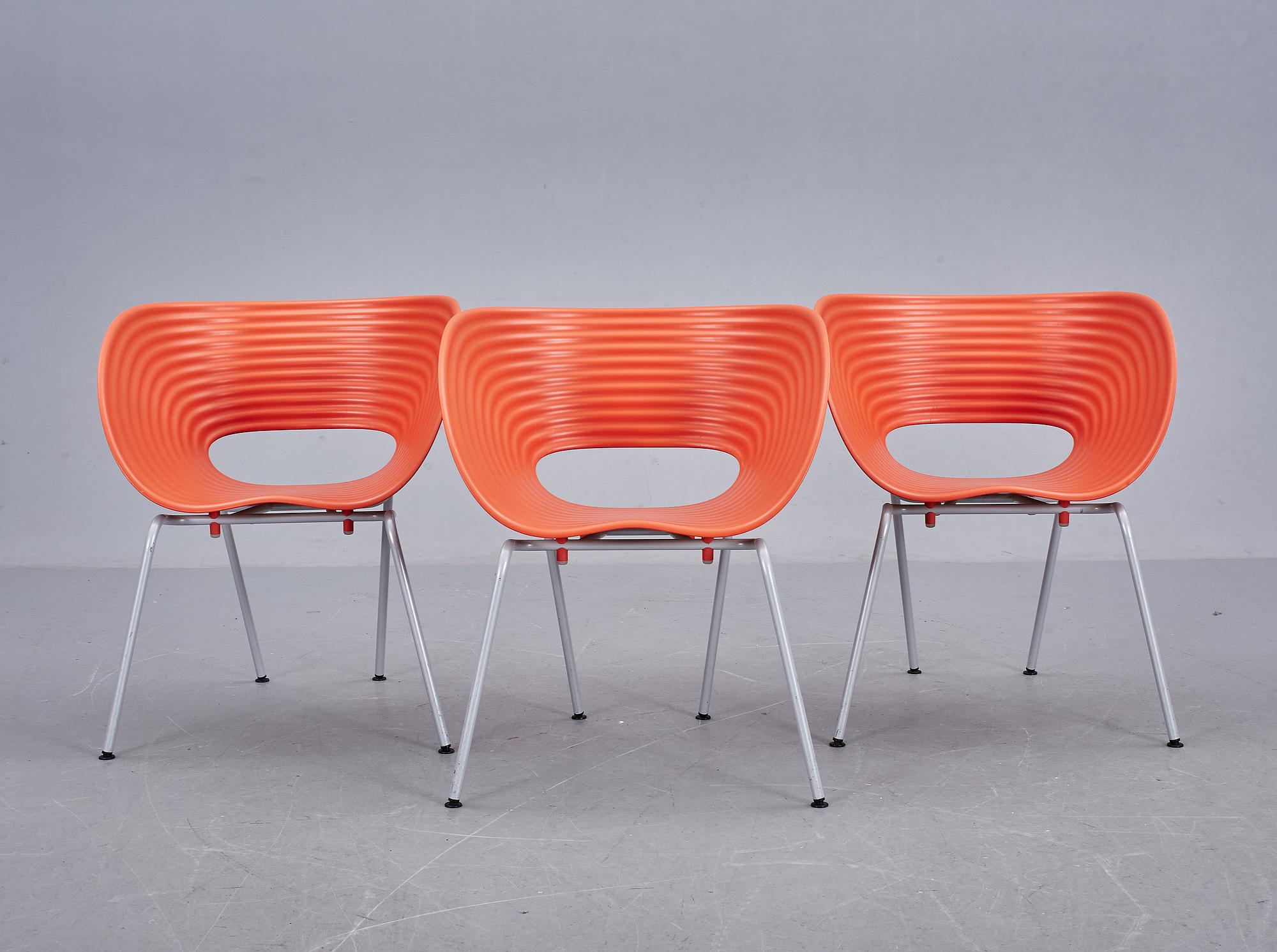 STOLAR, 3 st, "Tom Vac" formgivna av Ron Arad, Vitra. 1999.