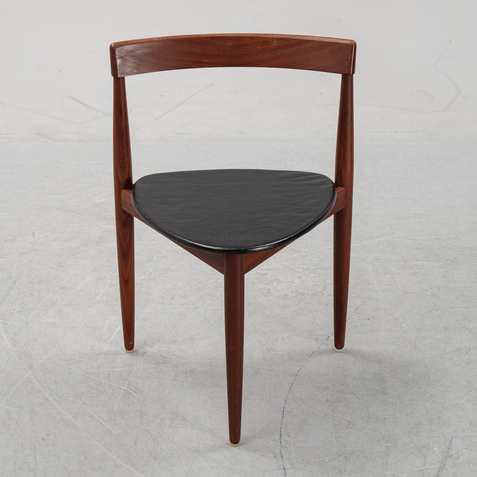 Hans Olsen, matbord och stolar, 4st, Frem Røjle, Danmark, 1950-tal.