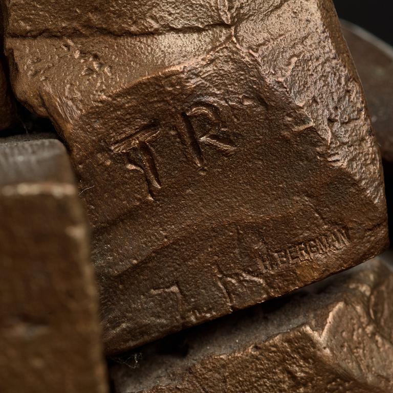 TORSTEN RENQVIST, skulptur, brons, sign och med gjutarstämpel.