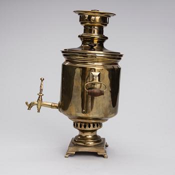 SAMOVAR, mässing, Tula, Ryssland tidigt 1900-tal.