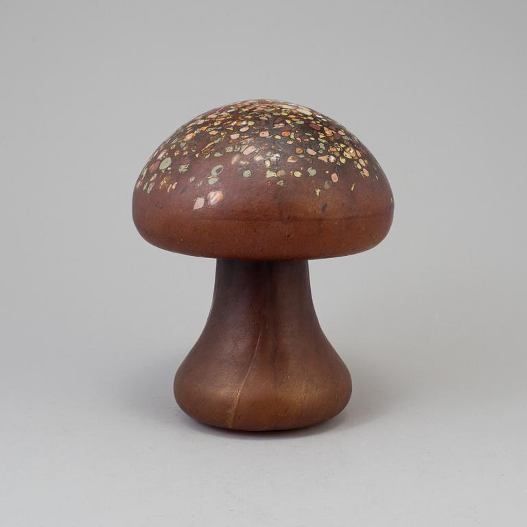 MONICA BACKSTRÖM, "Svamp", skulptur, glas, Kosta, 1980-tal.