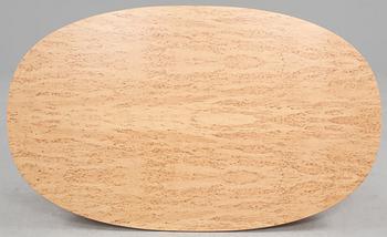 SOFFBORD, "Superellips", Bruno Mathsson, Bruno Mathsson International, Värnamo, etikettmärkt.