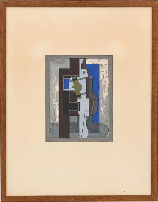 ERIK OLSON, gouache, signed and dated 1928.