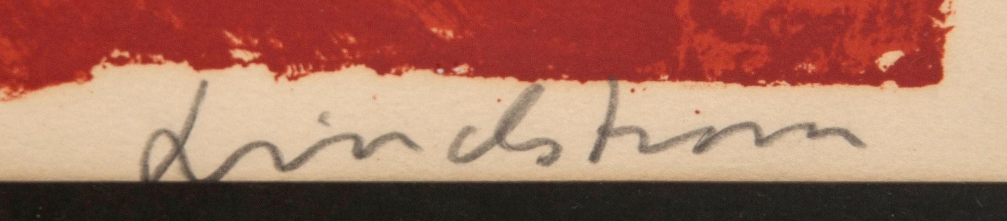 Bengt Lindström, litograph, signed and numbered EA.