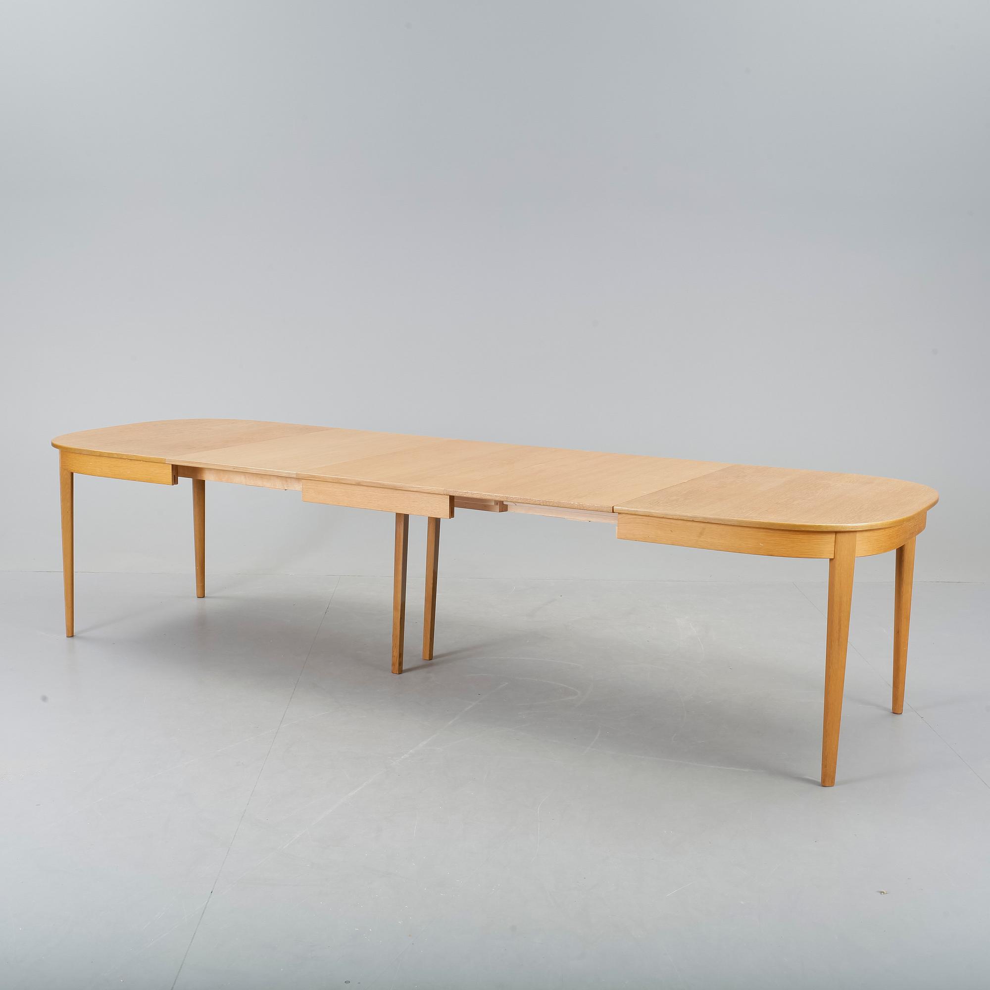 MATGRUPP, 5 delar, "Calmare Nyckel", Carl Malmsten Åfors möbelfabrik.