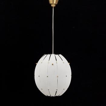 Hans Bergström, a Swedish Modern ceiling light, model no 57, Atelje Lyktan, 1940's/50's.