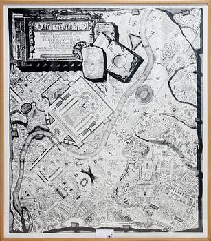 TRYCK, efter Piranesi, sent 1900-tal. 