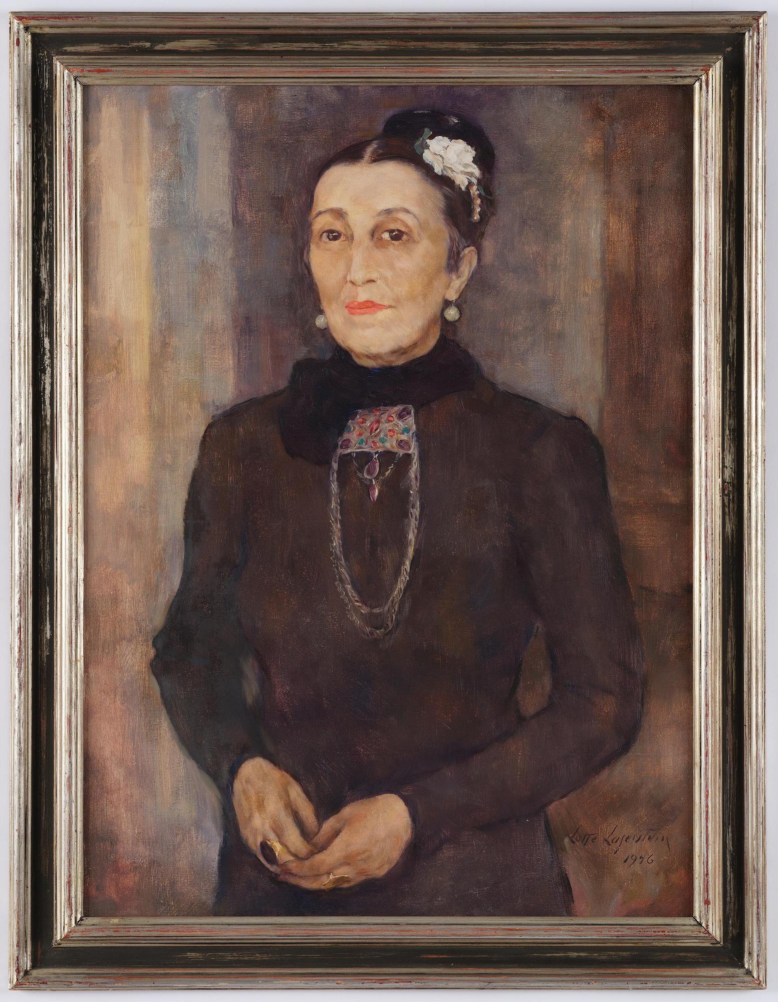 Lotte Laserstein, Lady in black dress.