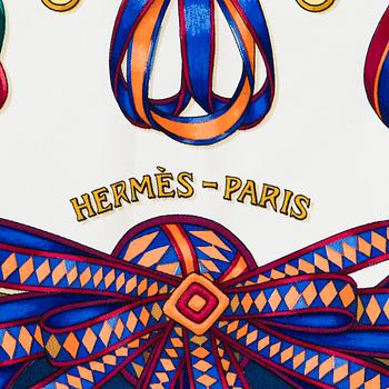 Hermès, a 'The Rubains of the Horse' scarf.