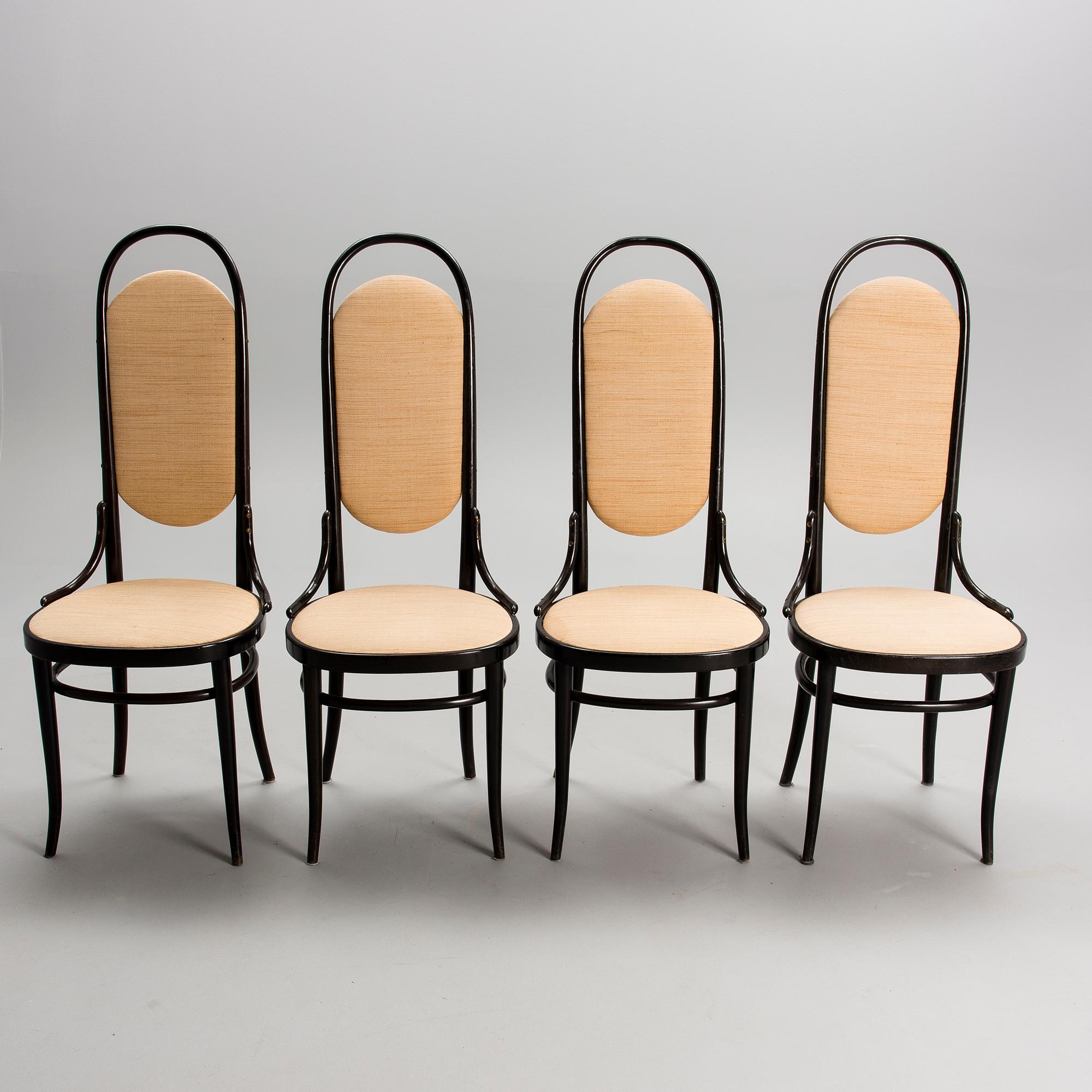 STOLAR, 4 st, Thonet, 1900-talets första hälft.
