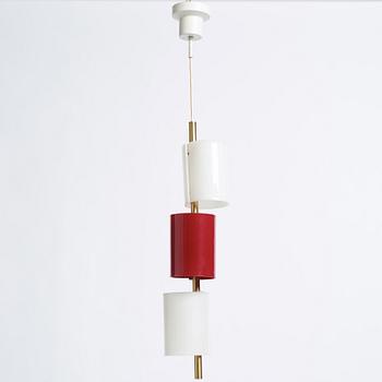 Hans Bergström, taklampa, modell "C-1131", ateljé Lyktan, Åhus 1950-60-tal.