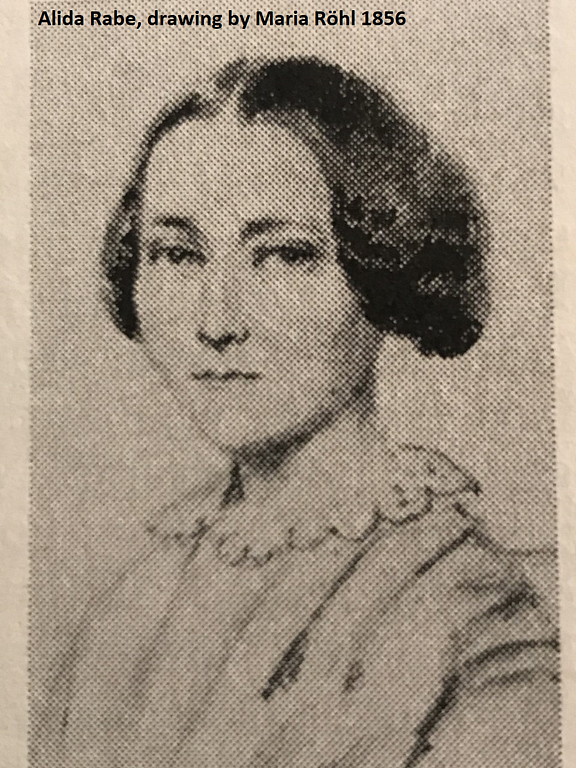 ALIDA CHRISTINA RABE, tillskriven, olja på duk.