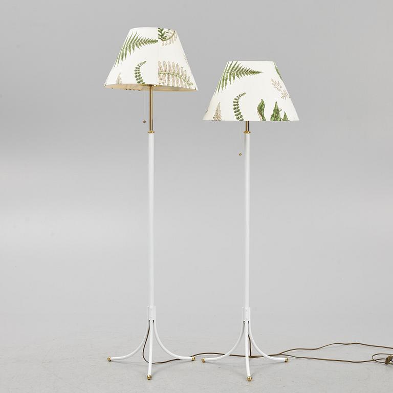 Josef Frank, a air of model 2326 floor lamps, Firma Svenskt Tenn, Sweden.