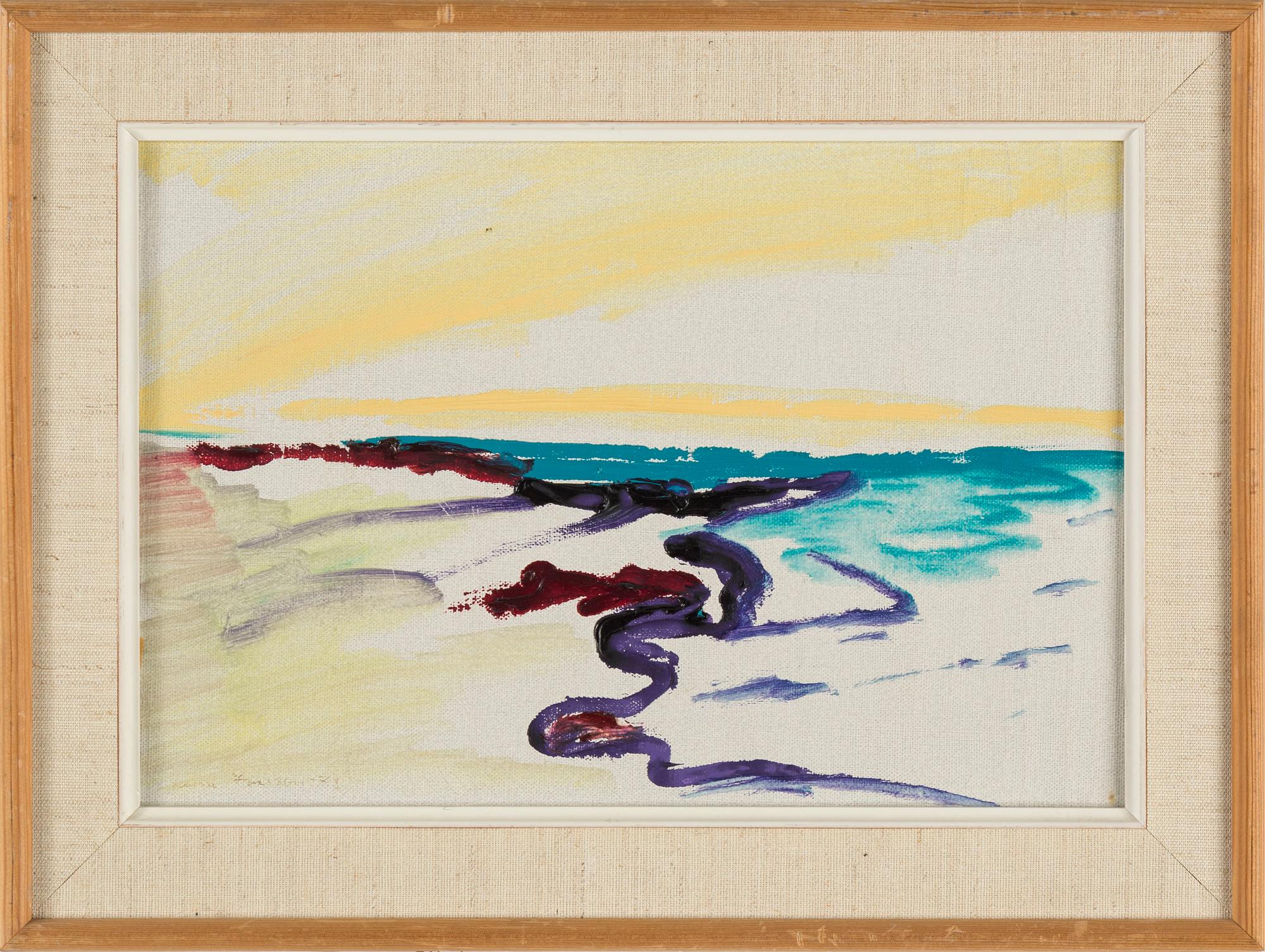 RUNE JANSSON, oil on canvas, signed and dated -73.